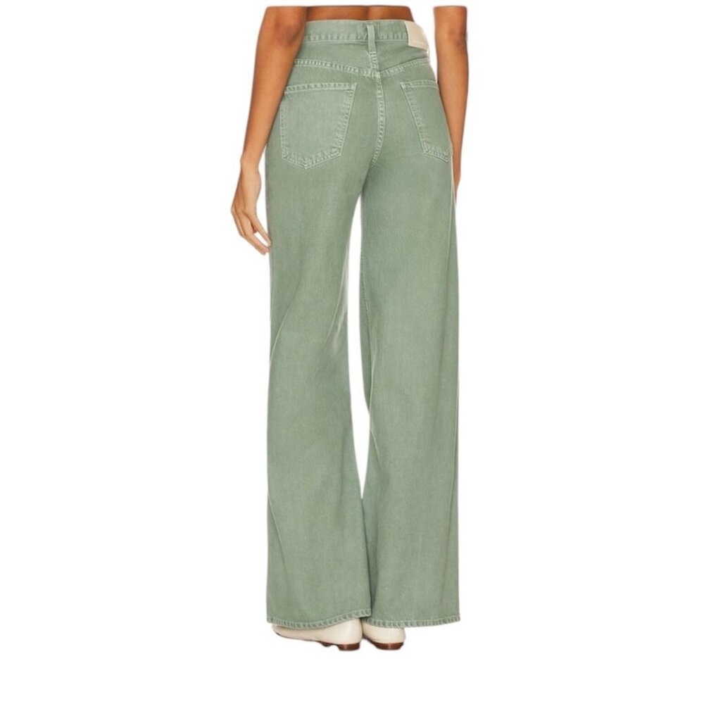 Citizens Of Humanity Loli Mid Rise Baggy in Nova Green Size 31 - Picture 4 of 17